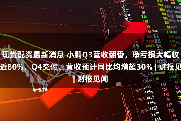 现货配资最新消息 小鹏Q3营收翻番，净亏损大幅收窄近80%，Q4交付、营收预计同比均增超30% | 财报见闻